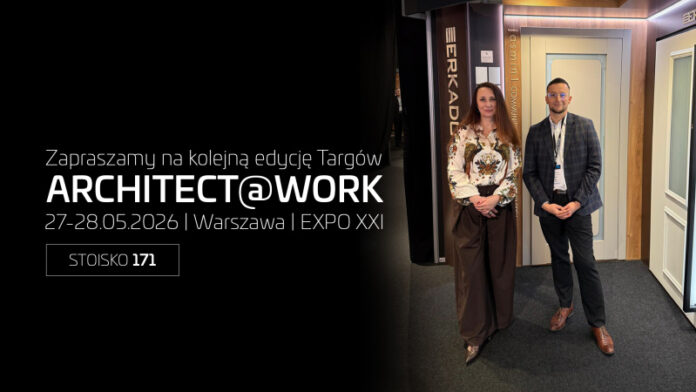 ERKADO ponownie na ARCHITECT@WORK Warsaw 2026. Jubileusz 50-lecia marki wśród architektonicznych innowacji