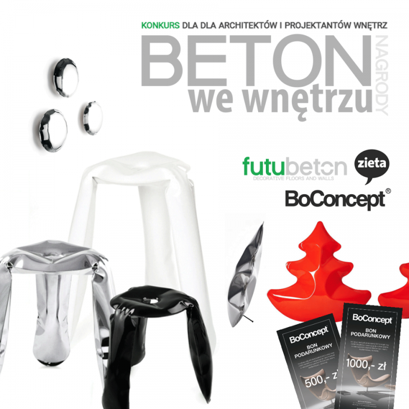 Konkurs „BETON we wnętrzu” Beton we wnętrzu