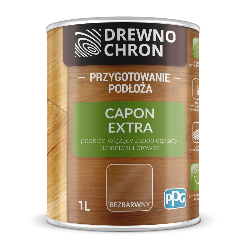 Nowość: lakiery akrylowe w ofercie Drewnochron DN CAPON EXTRA 1L V