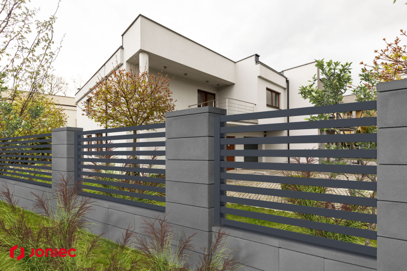 Ogrodzenie ROMA Horizon ECO – estetyka i funkcjonalność w jednym Roma_Horizon ECO_popiel