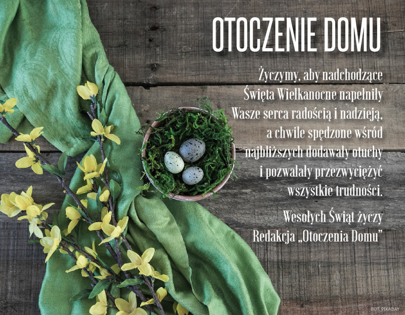 Wesołych Świąt życzy redakcja „Otoczenia Domu” Wesołych Świąt życzy redakcja „Otoczenia Domu”