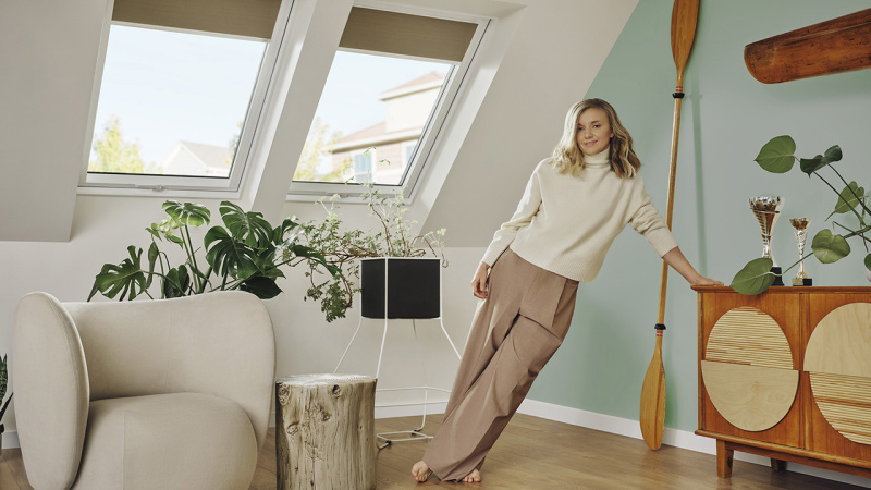 Zielony – kolor który uspokaja. Inspiracje od FAKRO dla Twojego domu Zdj.1. Okna dachowe GreenView 1280 × 720 px (www)